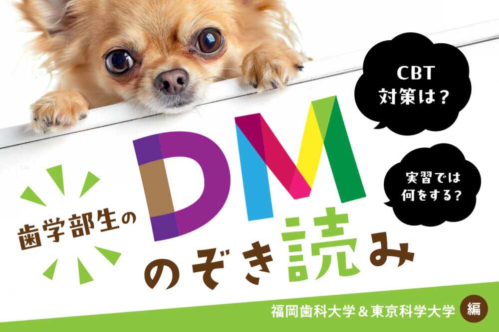 CBT対策は? 実習では何をする? 福岡歯科大学&東京科学大学編/歯学部生のDMのぞき読み#2