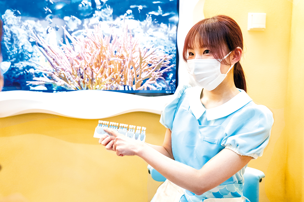 患者さんが「また行きたい」と 診療に前向きになれるよう奮闘中!