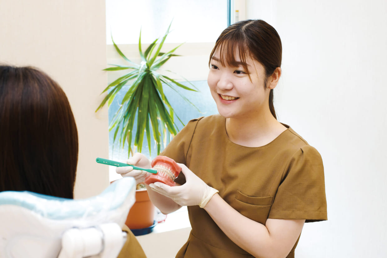 歯科衛生士が治療に主体的に関われて 毎日が新鮮でやりがいがある!