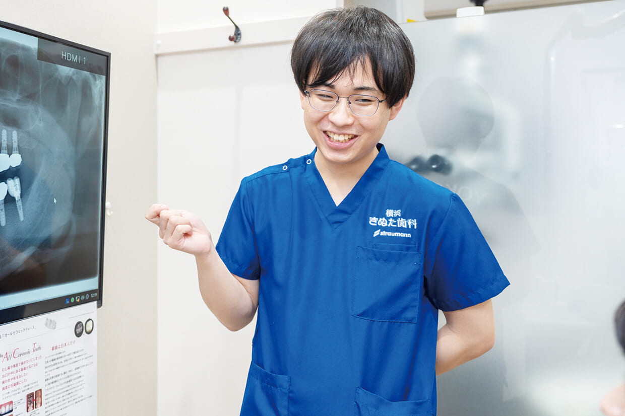 医療法人社団 きぬた会 きぬた歯科に勤務する羅田 幹久 先生（神奈川歯科大学卒）
