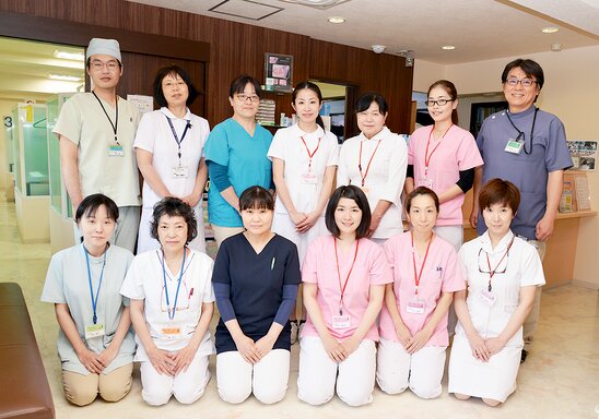 医科・歯科一体型の医院！ 
両科を兼任するスタッフも